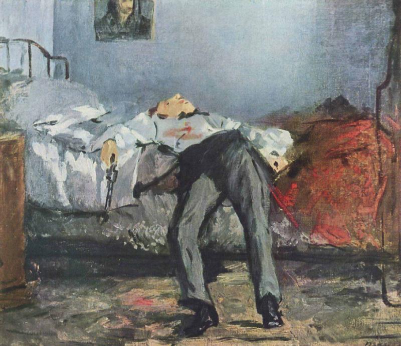Edouard Manet Le Suicide oil painting image